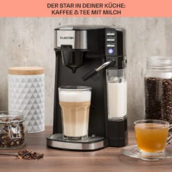 Baristomat 2-in-1-Heißgetränkeautomat Kaffee Tee Milchschaum -Haushaltsgeräte Geschäft 10033138 de 0004 usp
