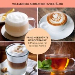 Baristomat 2-in-1-Heißgetränkeautomat Kaffee Tee Milchschaum -Haushaltsgeräte Geschäft 10033138 de 0007 usp