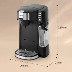 Baristomat 2-in-1-Heißgetränkeautomat Kaffee Tee Milchschaum -Haushaltsgeräte Geschäft 10033138 yy 0008 dimensions