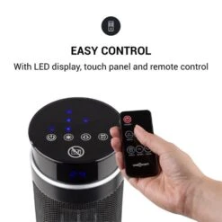 Heat Spike Turmheizgerät 1200/2200W 8h-Timer Thermostat Schwarz 11 Heat Spike Turmheizgerät 1200/2200W 8h-Timer Thermostat Schwarz -Haushaltsgeräte Geschäft 10033141 yy 0004 logo oneConcept Heat Spike Turmheizgeraet schwarz