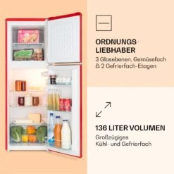 Audrey Kühl- & Gefrierkombination 97l/39l Retro-Look 2 Böden 10 Audrey Kühl- & Gefrierkombination 97l/39l Retro-Look 2 Böden -Haushaltsgeräte Geschäft 10033193 de 0003 logo