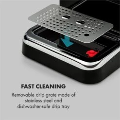 Espressionata Gusto Espressomaschine 1100W 15 Bar Druck Schwarz -Haushaltsgeräte Geschäft 10033209 yy 0006 logo Klarstein Espressionata Gusto Espressomaschine