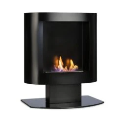 Phantasma Tower Ethanol-Kamin Sicherheitsbrenner Löschhilfe Schwarz