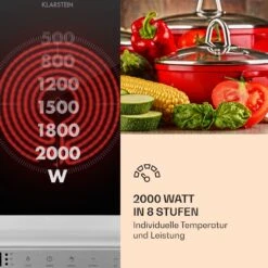 MisterCook Kochplatte Infrarot 2000W 90-650°C Abschalttimer -Haushaltsgeräte Geschäft 10033281 de 0005 logo