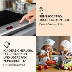 MisterCook Duo Kochplatte Infrarot 3000W 90-650°C Abschalttimer -Haushaltsgeräte Geschäft 10033283 de 0004 logo