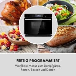 MasterFresh Dampfbackofen 230°C 24l Touch-Bedienfeld Schwarz 17 MasterFresh Dampfbackofen 230°C 24l Touch-Bedienfeld Schwarz -Haushaltsgeräte Geschäft 10033284 de 0007 logo