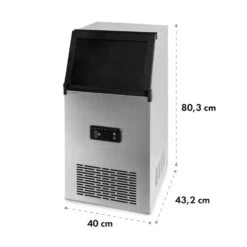 Glacial XL Profi-Eiswürfelmaschine 38kg/d 15l LED Edelstahl Schwarz 15 Glacial XL Profi-Eiswürfelmaschine 38kg/d 15l LED Edelstahl Schwarz -Haushaltsgeräte Geschäft 10033442 yy 0009 logo Klarstein Glacial XL Profi Eiswuerfelmaschine 15 L