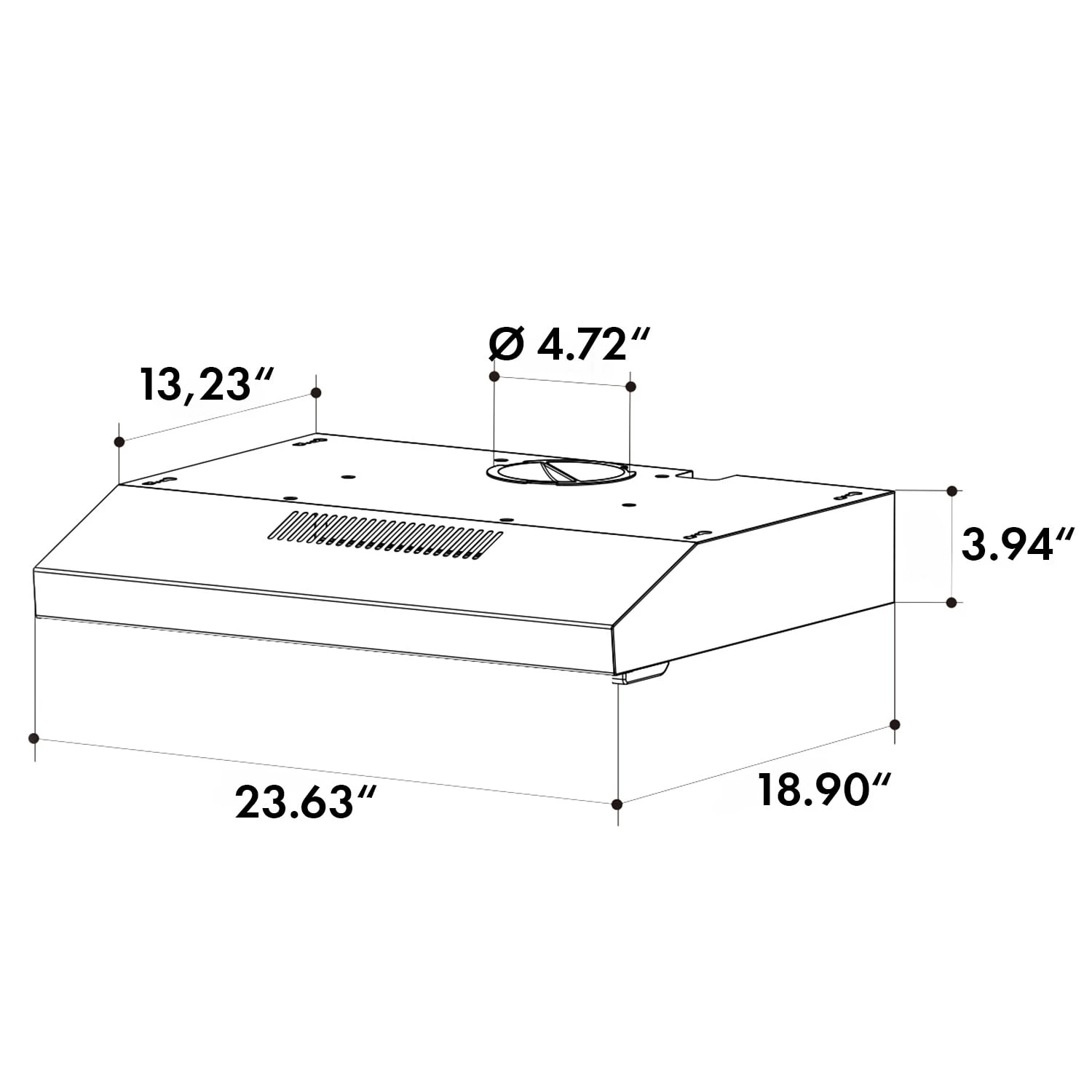 Contempo Neo Unterbau-Abzugshaube 60cm 175m³/h Edelstahl LED Acryl 9 Contempo Neo Unterbau-Abzugshaube 60cm 175m³/h Edelstahl LED Acryl – Bild 9