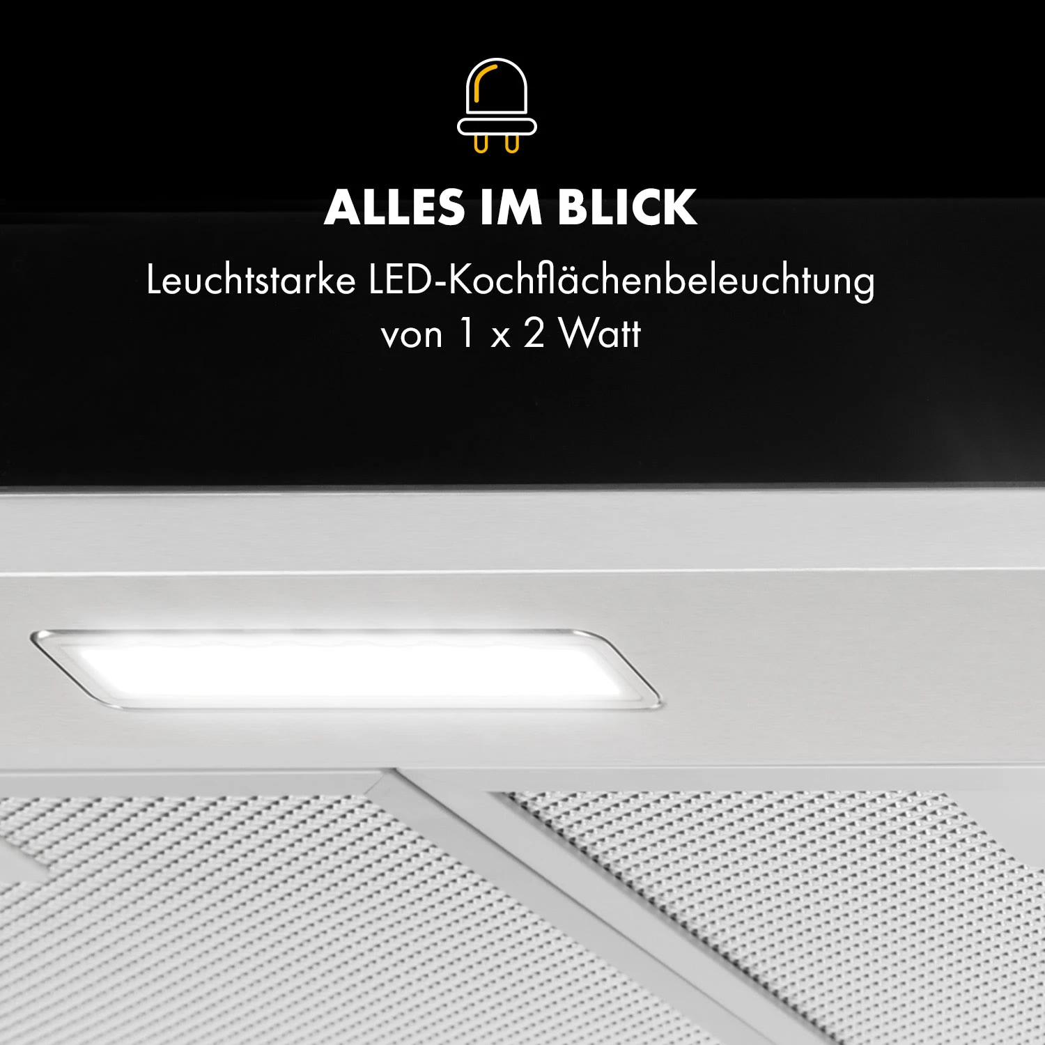 Contempo Neo Unterbau-Dunstabzugshaube 60cm 175m³/h LED Edelstahl 6 Contempo Neo Unterbau-Dunstabzugshaube 60cm 175m³/h LED Edelstahl – Bild 6
