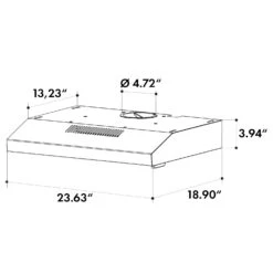 Contempo Neo Unterbau-Dunstabzugshaube 60cm 175m³/h LED Edelstahl 19 Contempo Neo Unterbau-Dunstabzugshaube 60cm 175m³/h LED Edelstahl -Haushaltsgeräte Geschäft 10033472 uk 0009 logo