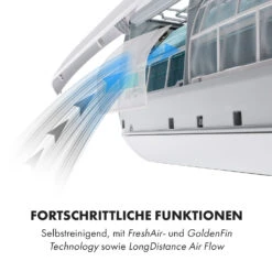 Windwaker Split-Klimaanlage 9.000 BTU/2,7 KW Luftdurchsatz 600m³/h -Haushaltsgeräte Geschäft 10033482 de 0004 logo