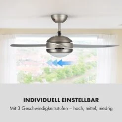 El Paso Deckenventilator & Lampe Ø 132 Cm 10.344 M³/h 180 U/min 49 DB 12 El Paso Deckenventilator & Lampe Ø 132 Cm 10.344 M³/h 180 U/min 49 DB -Haushaltsgeräte Geschäft 10033495 de 0005 logo