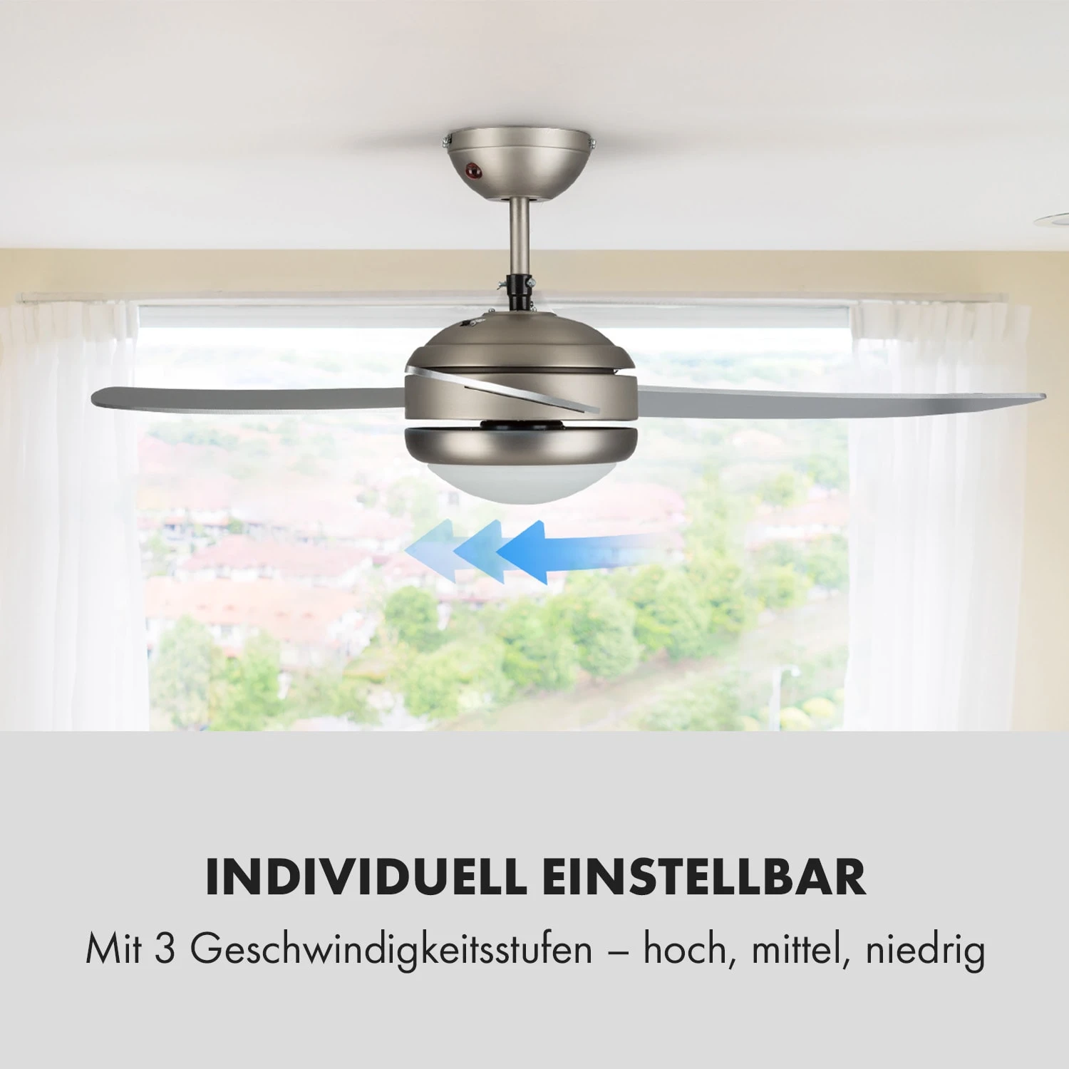 El Paso Deckenventilator & Lampe Ø 132 Cm 10.344 M³/h 180 U/min 49 DB 5 El Paso Deckenventilator & Lampe Ø 132 Cm 10.344 M³/h 180 U/min 49 DB – Bild 5