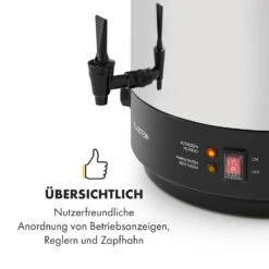 KonfiStar 40 Einkochautomat Getränkespender 2500W 40L Edelstahl -Haushaltsgeräte Geschäft 10033524 de 0006 logo