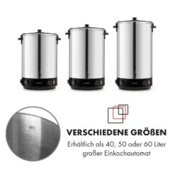 KonfiStar 40 Einkochautomat Getränkespender 2500W 40L Edelstahl -Haushaltsgeräte Geschäft 10033524 de 0009 logo