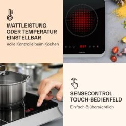 InnoChef Induktionskochfeld 3400W Touch Control Glaskeramik -Haushaltsgeräte Geschäft 10033593 de 0004 logo