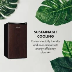 Feldberg Kühlschrank A+ 90 Liter MirageCool Concept Holzdesign Schwarz -Haushaltsgeräte Geschäft 10033594 uk 0003 logo Klarstein Feldberg Kuehlschrank Holzdesign schwarz