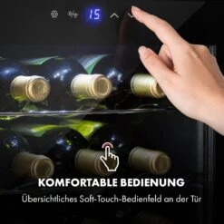 Shiraz 16 Uno Weinkühlschrank 42l Touch-Bedienfeld 131W 5-18°C -Haushaltsgeräte Geschäft 10033622 de 0006 logo