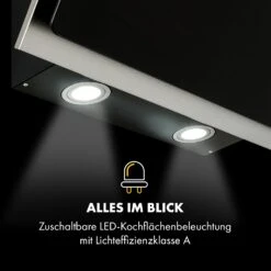 Alessia Dunstabzugshaube Kopffreihaube 350 M³/h Push Control Schwarz -Haushaltsgeräte Geschäft 10033697 de 0007 logo