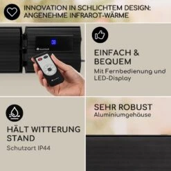 Cosmic Beam Plus XXL Infrarot-Heizstrahler 3000W IP44 Fernbedienung 13 Cosmic Beam Plus XXL Infrarot-Heizstrahler 3000W IP44 Fernbedienung -Haushaltsgeräte Geschäft 10033698 de 0006 usp