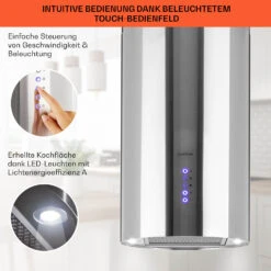 Beretta Inselabzugshaube Ø35cm Ab-/Umluft 650m³/h LED Edelstahl 12 Beretta Inselabzugshaube Ø35cm Ab-/Umluft 650m³/h LED Edelstahl -Haushaltsgeräte Geschäft 10033717 de 0004 usp