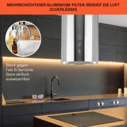Beretta Inselabzugshaube Ø35cm Ab-/Umluft 650m³/h LED Edelstahl 14 Beretta Inselabzugshaube Ø35cm Ab-/Umluft 650m³/h LED Edelstahl -Haushaltsgeräte Geschäft 10033717 de 0006 usp