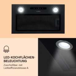 Paolo Dunstabzugshaube Einbau 52 Cm EEK: A 593 M³/h LED Touch -Haushaltsgeräte Geschäft 10033750 de 0003 logo
