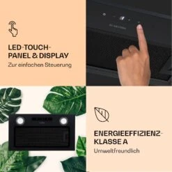Paolo Dunstabzugshaube Einbau 52 Cm EEK: A 593 M³/h LED Touch -Haushaltsgeräte Geschäft 10033750 de 0005 logo