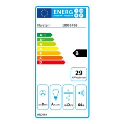 Athena Dunstabzugshaube 60cm Abluft: 350 M³/h LED Schwarz 21 Athena Dunstabzugshaube 60cm Abluft: 350 M³/h LED Schwarz -Haushaltsgeräte Geschäft 10033766 energy label