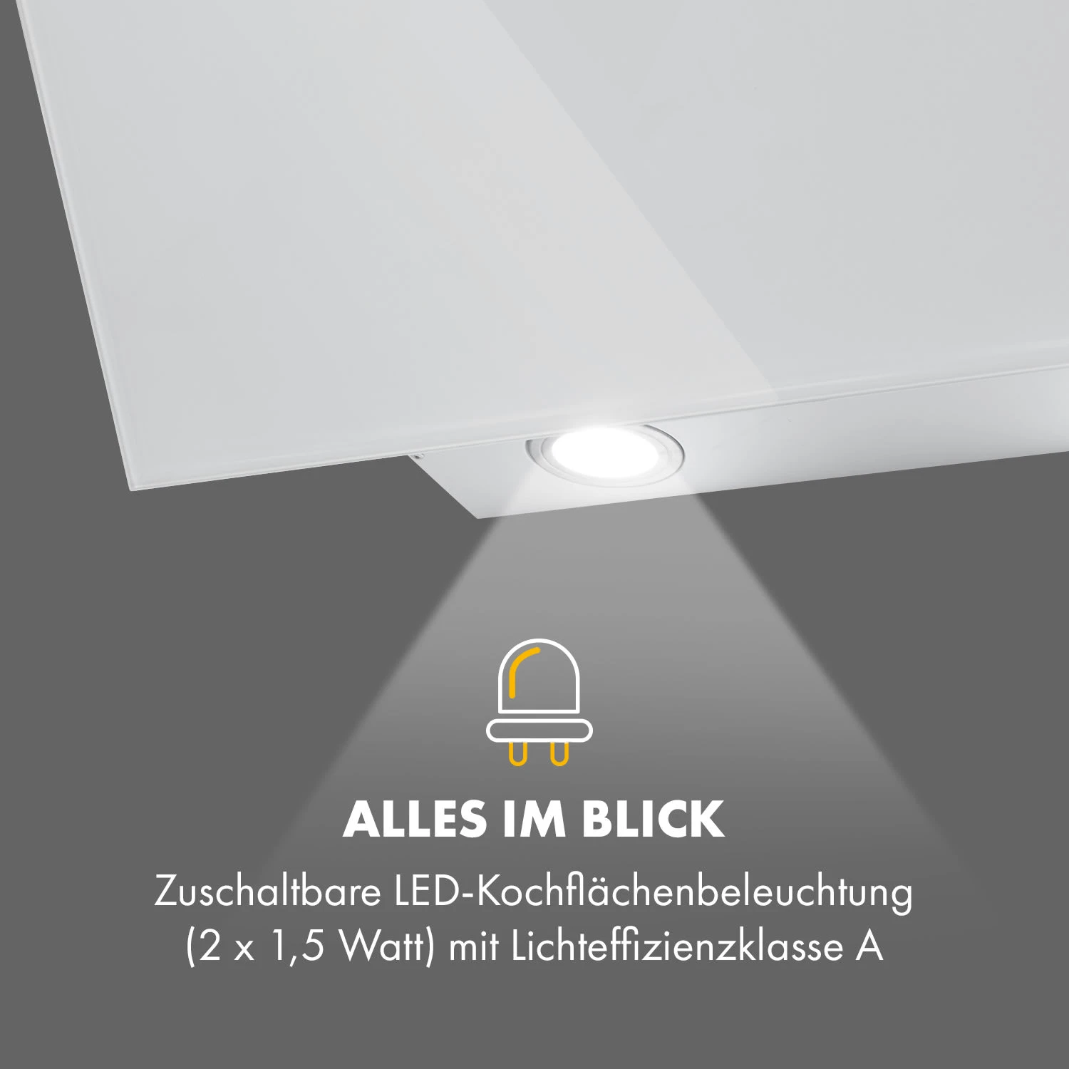 Laurel 60 Dunstabzugshaube 60cm Abluft: 350 M³/h LED Touch Weiß 6 Laurel 60 Dunstabzugshaube 60cm Abluft: 350 M³/h LED Touch Weiß – Bild 6