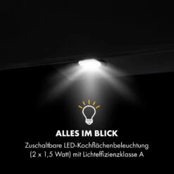 Laurel 90 Dunstabzugshaube 90cm Abluft: 350 M³/h LED Touch Schwarz -Haushaltsgeräte Geschäft 10033768 de 0006 logo