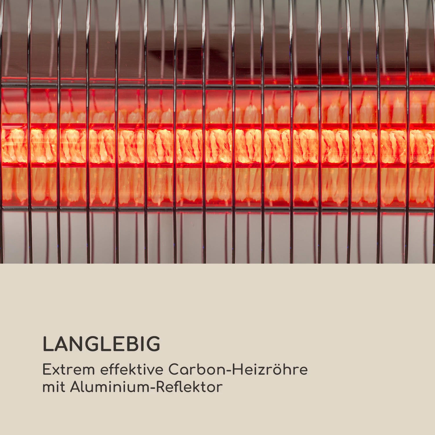 Dark Wave Stand Infrarot-Heizstrahler 2000W Goldbeschichtete Carbonröhre IP65 Standfuß 7 Dark Wave Stand Infrarot-Heizstrahler 2000W Goldbeschichtete Carbonröhre IP65 Standfuß – Bild 7