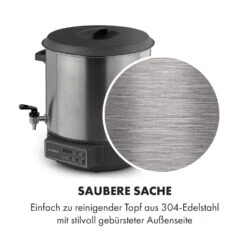 Lady Marmalade Einkochautomat Getränkespender 27L 100°C 12h Edelstahl 15 Lady Marmalade Einkochautomat Getränkespender 27L 100°C 12h Edelstahl -Haushaltsgeräte Geschäft 10033825 de 0006 logo