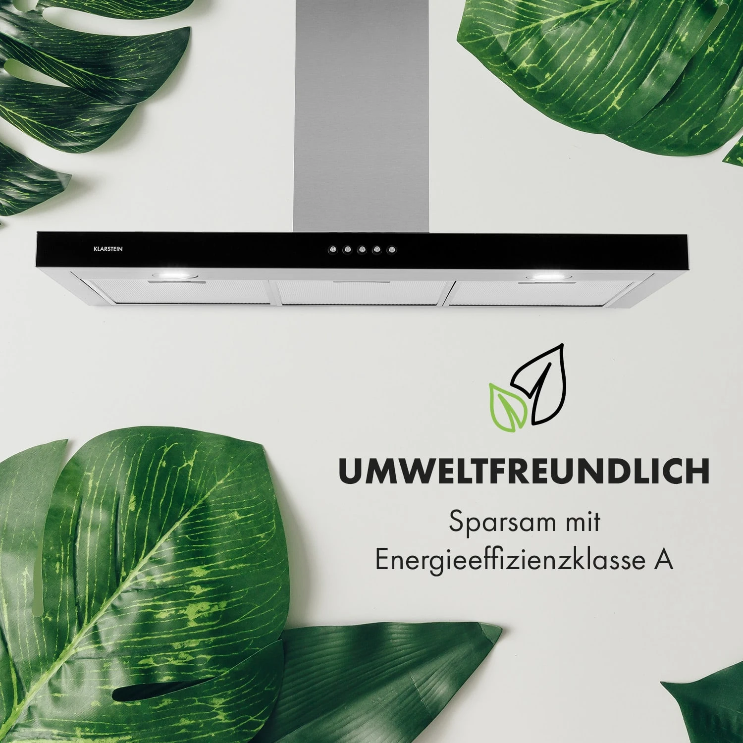 Darya Dunstabzugshaube 90cm 310 M³/h Edelstahl Silber 4 Darya Dunstabzugshaube 90cm 310 M³/h Edelstahl Silber – Bild 4