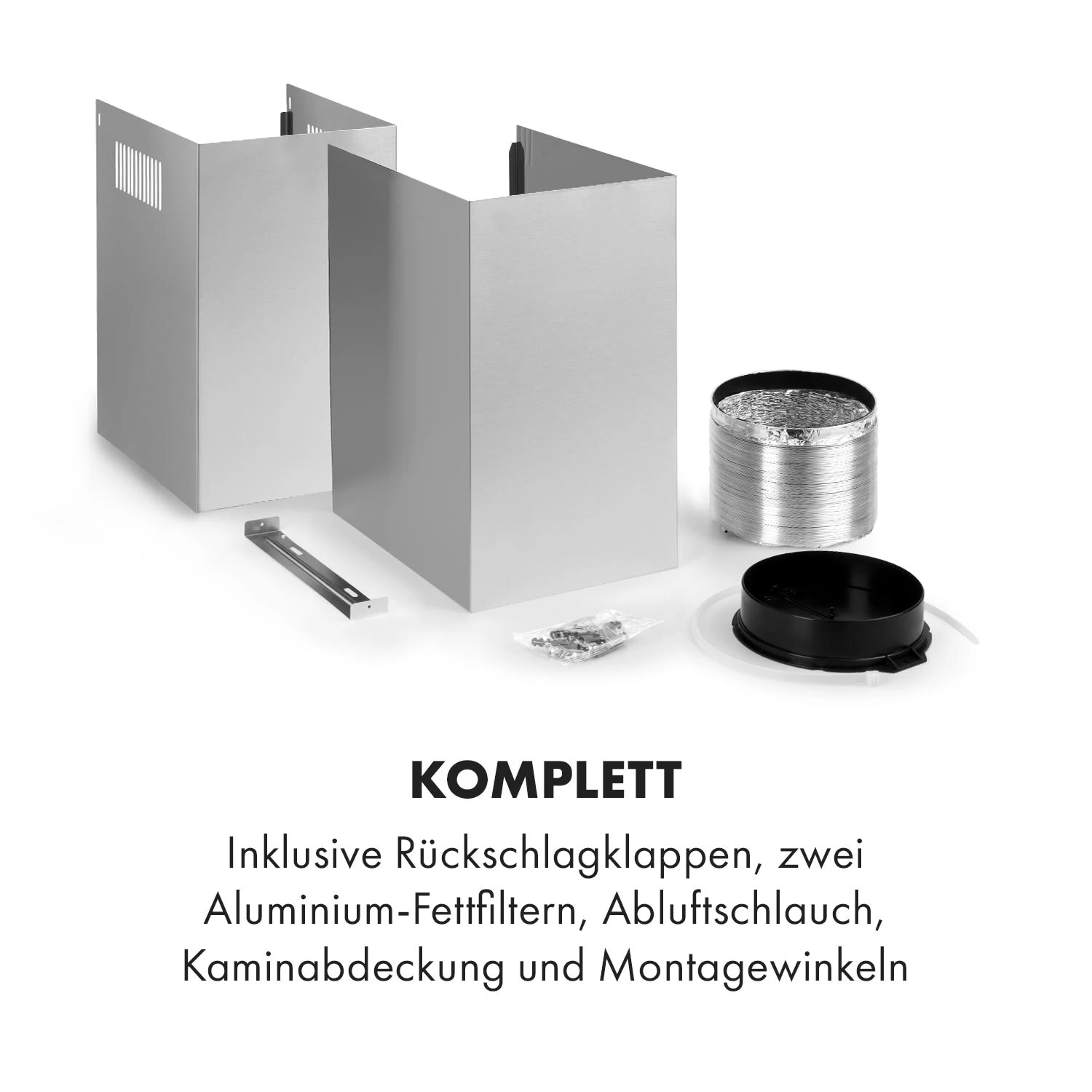 Darya Dunstabzugshaube 90cm 310 M³/h Edelstahl Silber 9 Darya Dunstabzugshaube 90cm 310 M³/h Edelstahl Silber – Bild 9