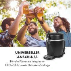 Tap2Go Mobile 2-in1 Bierzapfanlage Mit Getränkekühler 5l/13l Schwarz 12 Tap2Go Mobile 2-in1 Bierzapfanlage Mit Getränkekühler 5l/13l Schwarz -Haushaltsgeräte Geschäft 10034006 de 0004 logo