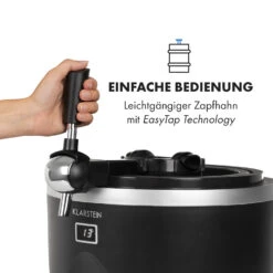 Tap2Go Mobile 2-in1 Bierzapfanlage Mit Getränkekühler 5l/13l Schwarz 15 Tap2Go Mobile 2-in1 Bierzapfanlage Mit Getränkekühler 5l/13l Schwarz -Haushaltsgeräte Geschäft 10034006 de 0007 logo