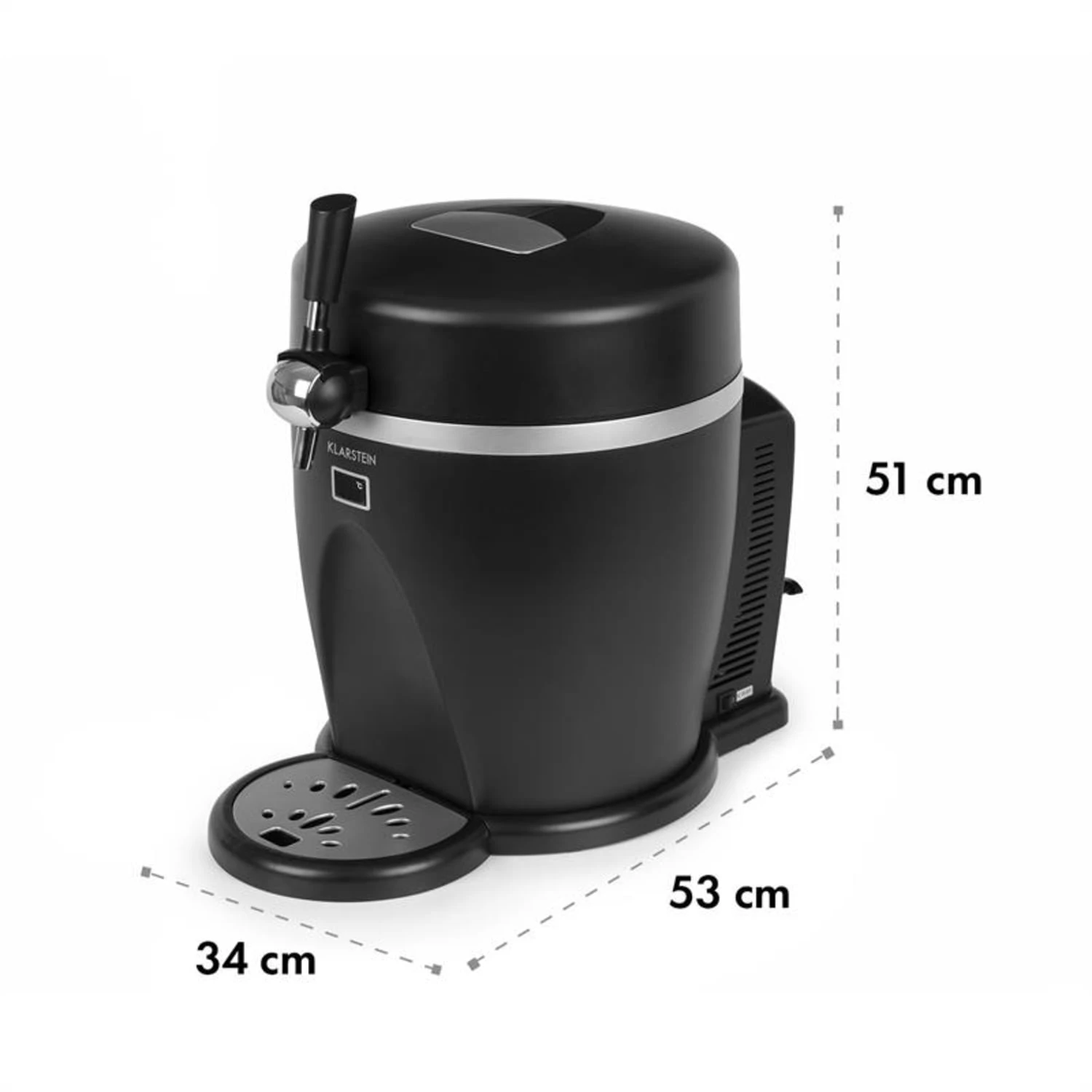 Tap2Go Mobile 2-in1 Bierzapfanlage Mit Getränkekühler 5l/13l Schwarz 9 Tap2Go Mobile 2-in1 Bierzapfanlage Mit Getränkekühler 5l/13l Schwarz – Bild 9