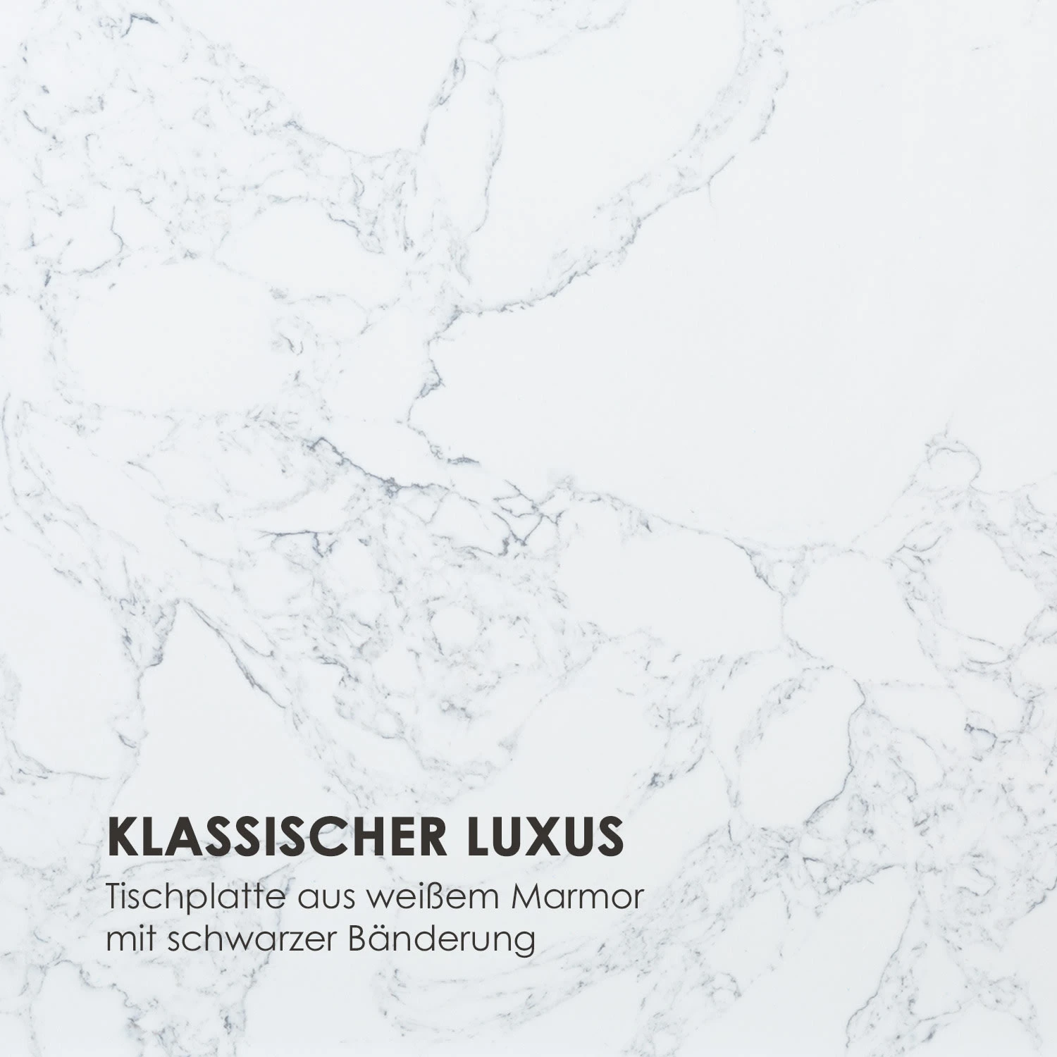 White Pearl I Couchtisch 50x50x50cm (BxHxT) Marmor Gold / Weiß 3 White Pearl I Couchtisch 50x50x50cm (BxHxT) Marmor Gold / Weiß – Bild 3