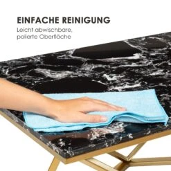 Black Onyx I Couchtisch 110x42,5x55cm (BxHxT) Marmor Gold / Schwarz -Haushaltsgeräte Geschäft 10034021 de 0004 logo