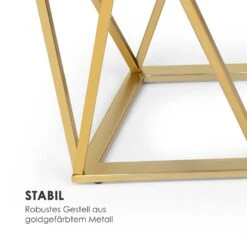 Black Onyx II Couchtisch 50x55x35cm (BxHxT) Marmor Gold / Schwarz -Haushaltsgeräte Geschäft 10034023 de 0005 logo