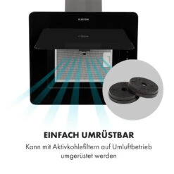 Helena 60 Dunstabzugshaube 595 M³/h LED-Display Schwarz -Haushaltsgeräte Geschäft 10034100 de 0008 logo