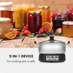 Jam Session Marmeladen- Und Geleekocher 1000W 2 Automatikprogramme -Haushaltsgeräte Geschäft 10034109 yy 0003 logo Klarstein Jam Session Marmeladen und Geleekocher