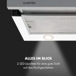 Mariana 60 Flachschirmhaube 500 M³/h Abluft LED Weiß -Haushaltsgeräte Geschäft 10034115 de 0005 logo