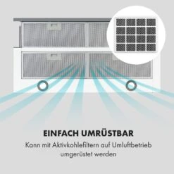 Mariana 90 Flachschirmhaube 500 M³/h Abluft LED Weiß -Haushaltsgeräte Geschäft 10034116 de 0006 logo