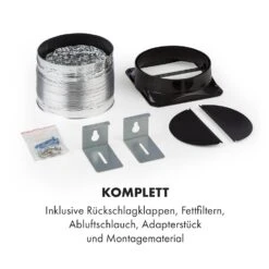 Mariana 90 Flachschirmhaube 500 M³/h Abluft LED Weiß -Haushaltsgeräte Geschäft 10034116 de 0008 logo