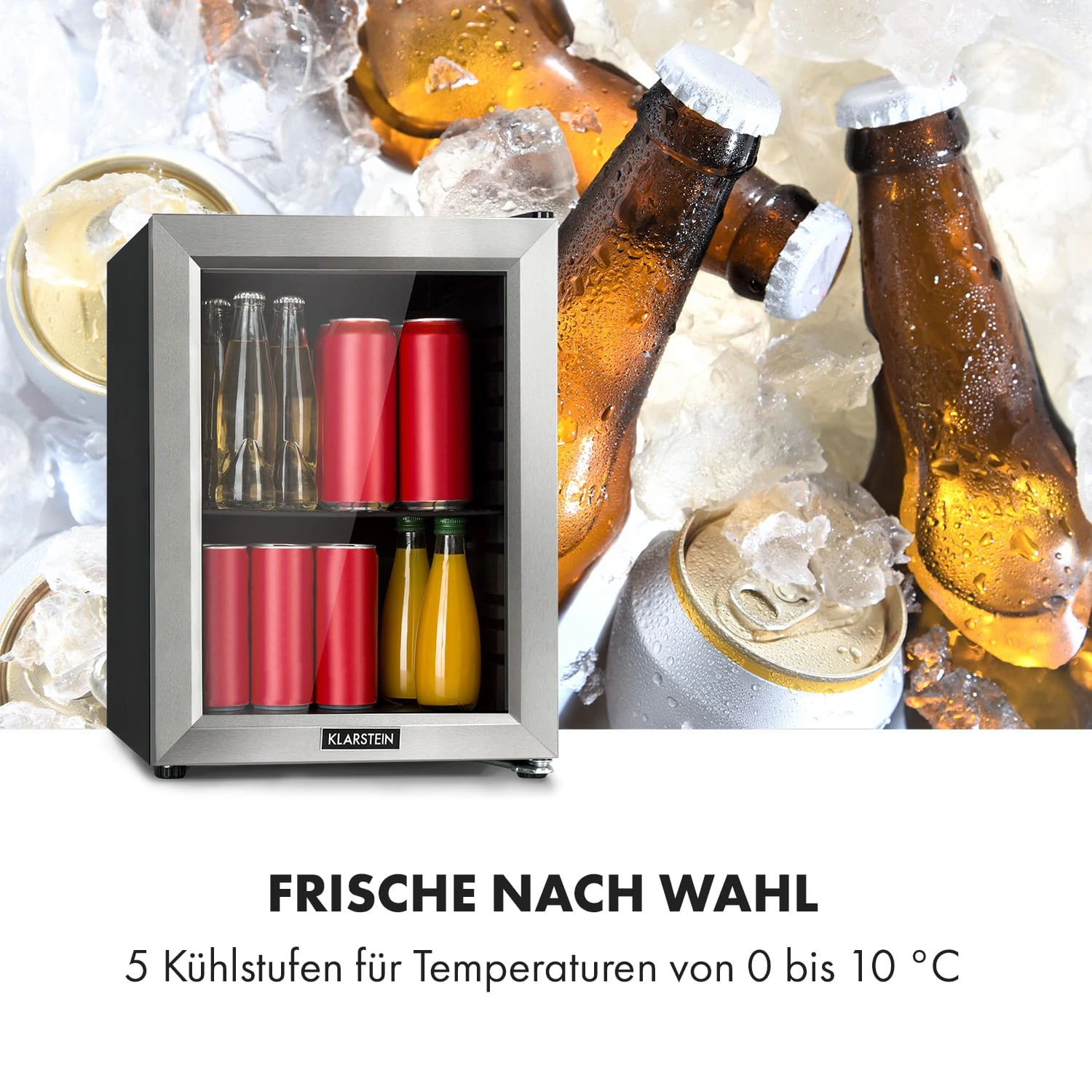 Harlem Getränkekühlschrank 23 Liter 1 Metallrost Glastür 3 Harlem Getränkekühlschrank 23 Liter 1 Metallrost Glastür – Bild 3