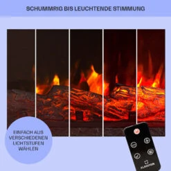 Lienz Elektrischer Kamin 1800W Steindekor Polystone Fernbedienung -Haushaltsgeräte Geschäft 10034122 de 0008 usp