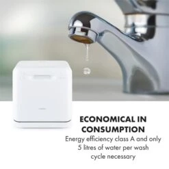 Aquatica Geschirrspüler Freistehend Installationsfrei 2 Gedecke 860W 19 Aquatica Geschirrspüler Freistehend Installationsfrei 2 Gedecke 860W -Haushaltsgeräte Geschäft 10034126 yy 0009 logo Klarstein Aquatica Geschirrspueler weiss