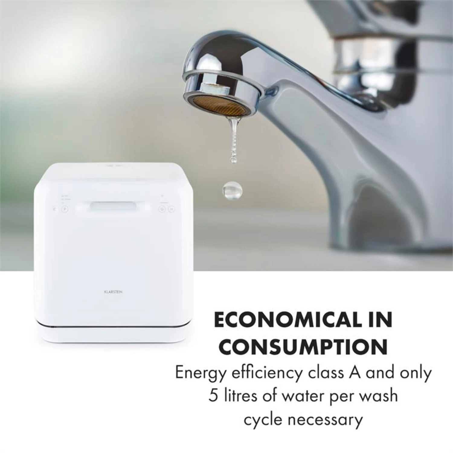 Aquatica Geschirrspüler Freistehend Installationsfrei 2 Gedecke 860W 9 Aquatica Geschirrspüler Freistehend Installationsfrei 2 Gedecke 860W – Bild 9